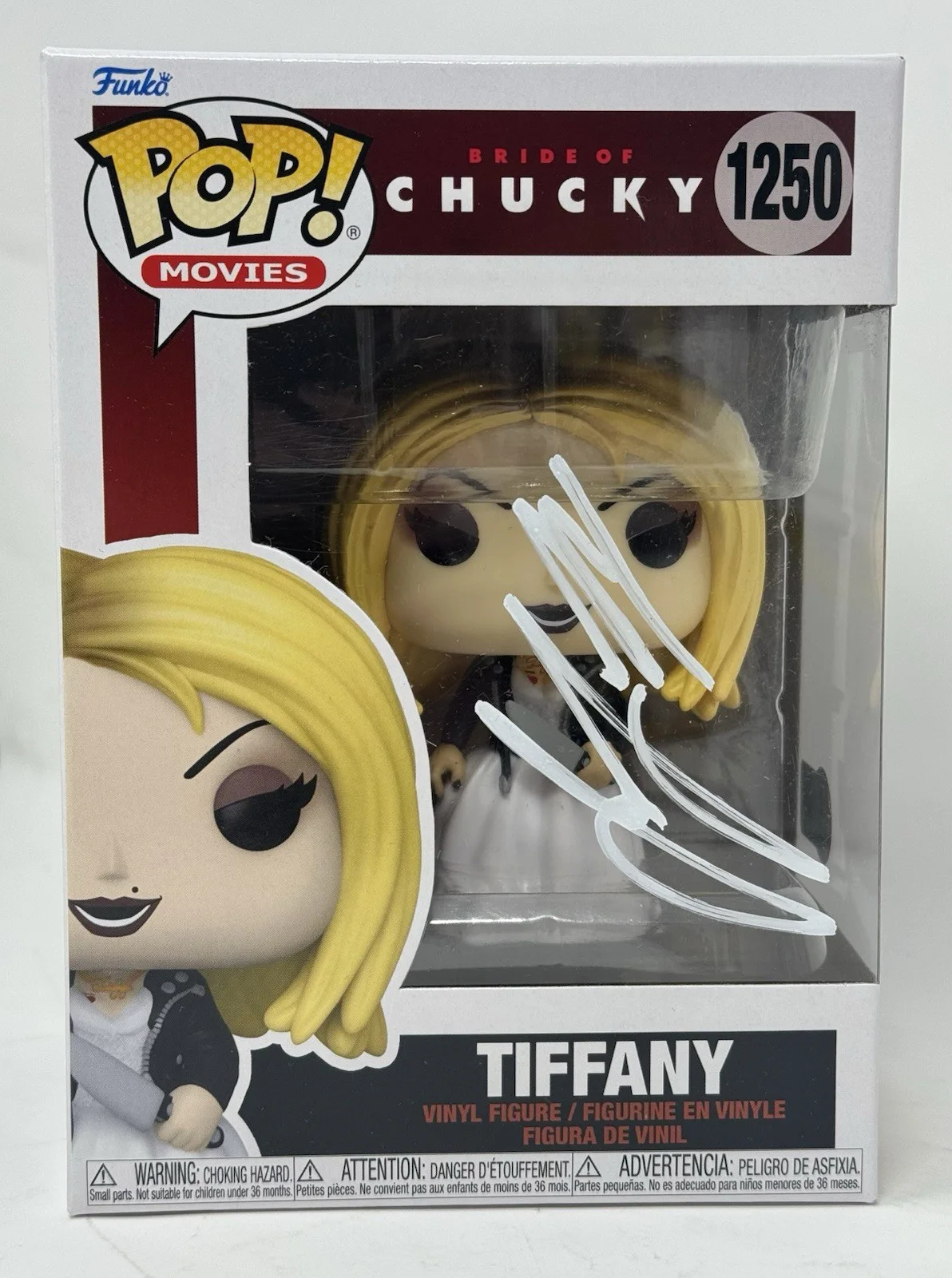 Jennifer Tilly — Jennifer Tilly "Bride of Chucky" Signed Tiffany Funko Pop Autograph Beckett COA, image 3