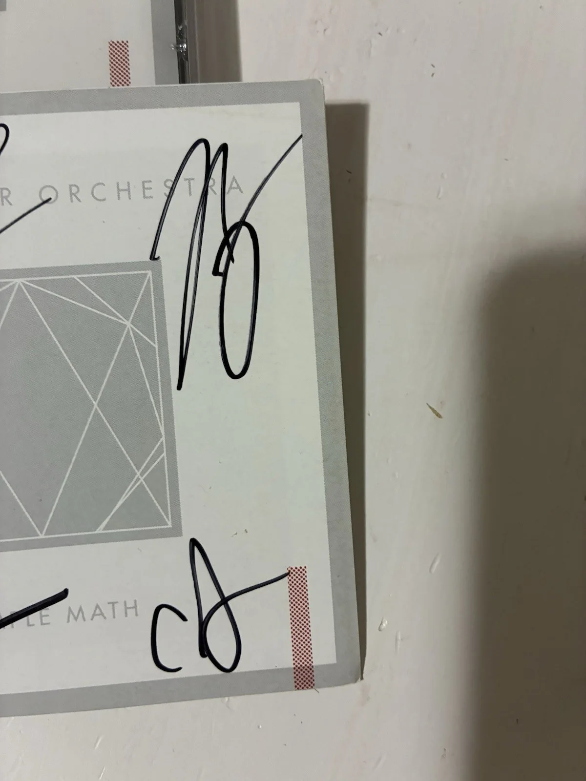 Manchester Orchestra Simple Math Autographed, Signed, Auto Sealed CD Tim Very, image 4