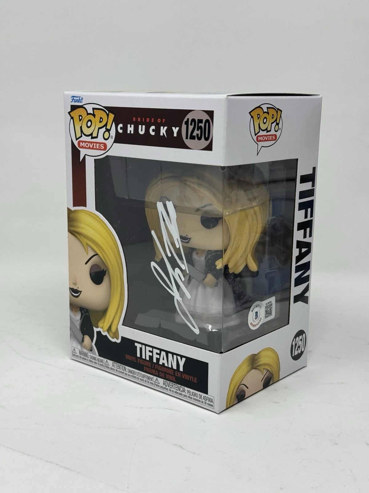 Jennifer Tilly — Jennifer Tilly "Bride of Chucky" Signed Tiffany Funko Pop Autograph Beckett COA, изображение 3
