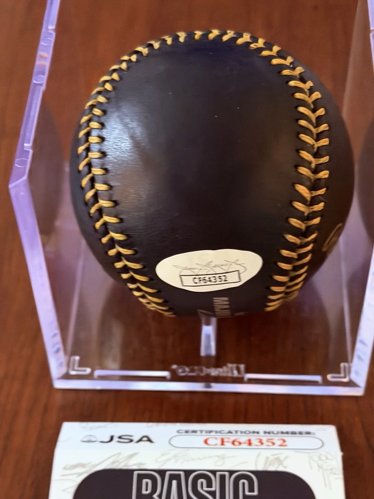 Inspectah Deck ‘Wu Tang Clan’ Rapper Signed Rare Baseball Wu-Tang INS JSA COA, изображение 2