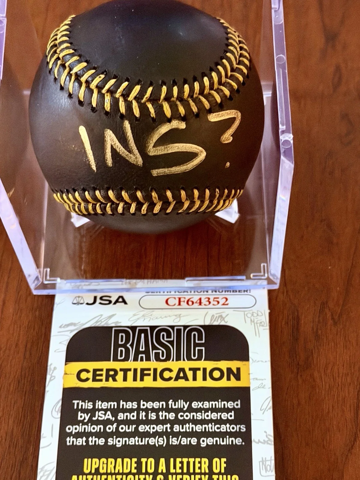 Inspectah Deck ‘Wu Tang Clan’ Rapper Signed Rare Baseball Wu-Tang INS JSA COA, изображение 3