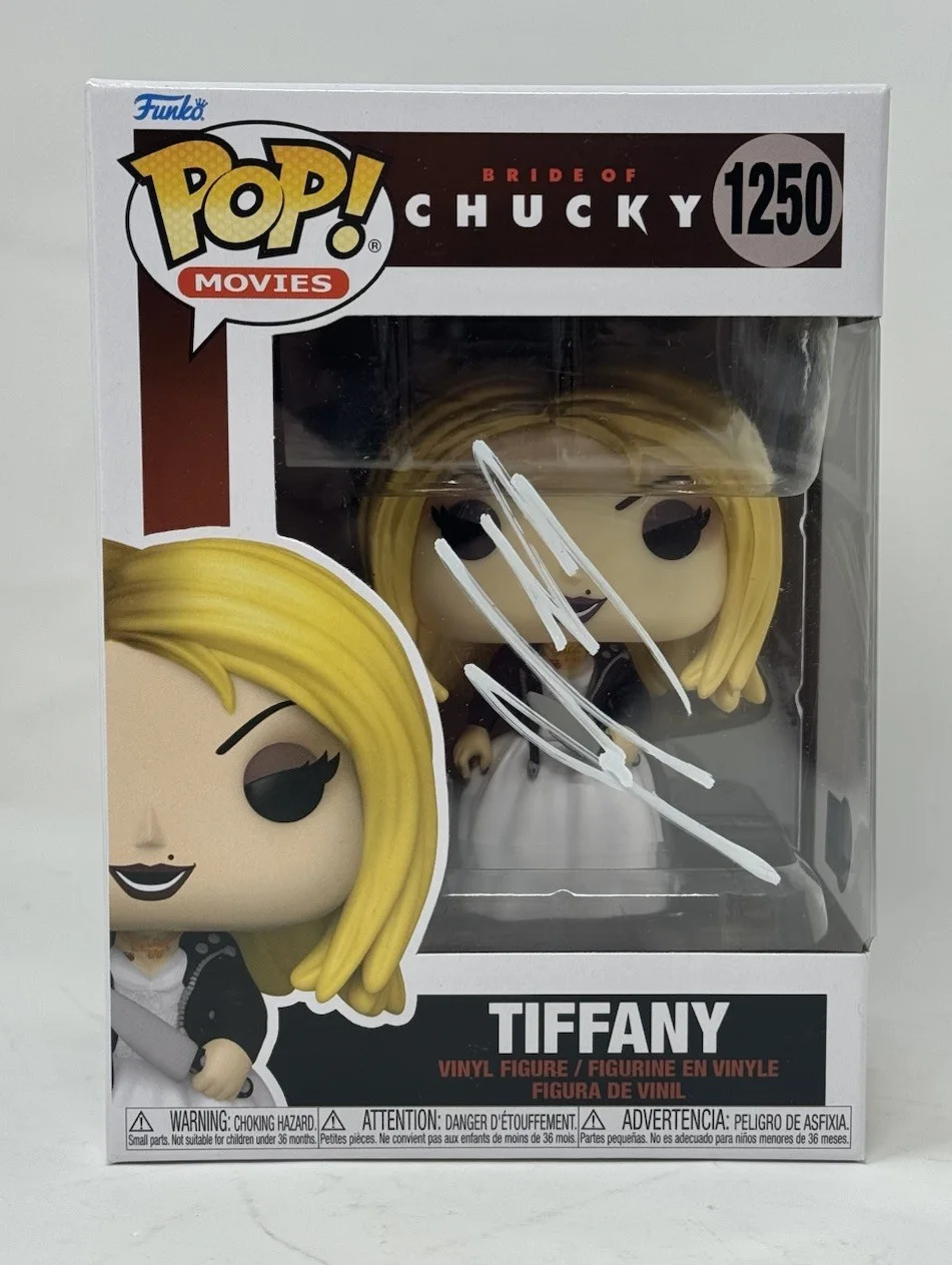 Jennifer Tilly — Jennifer Tilly "Bride of Chucky" Signed Tiffany Funko Pop Autograph Beckett COA, изображение 2
