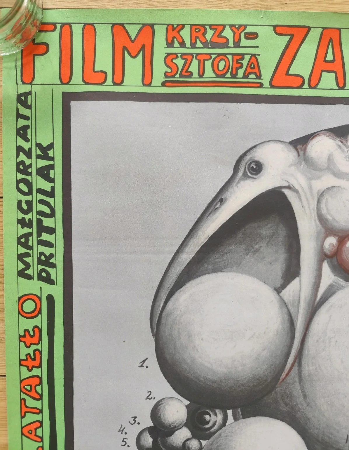 🎯 Iluminacja – 1973 Polish Poster – Original – Zanussi – Pasternak Artwork, изображение 2