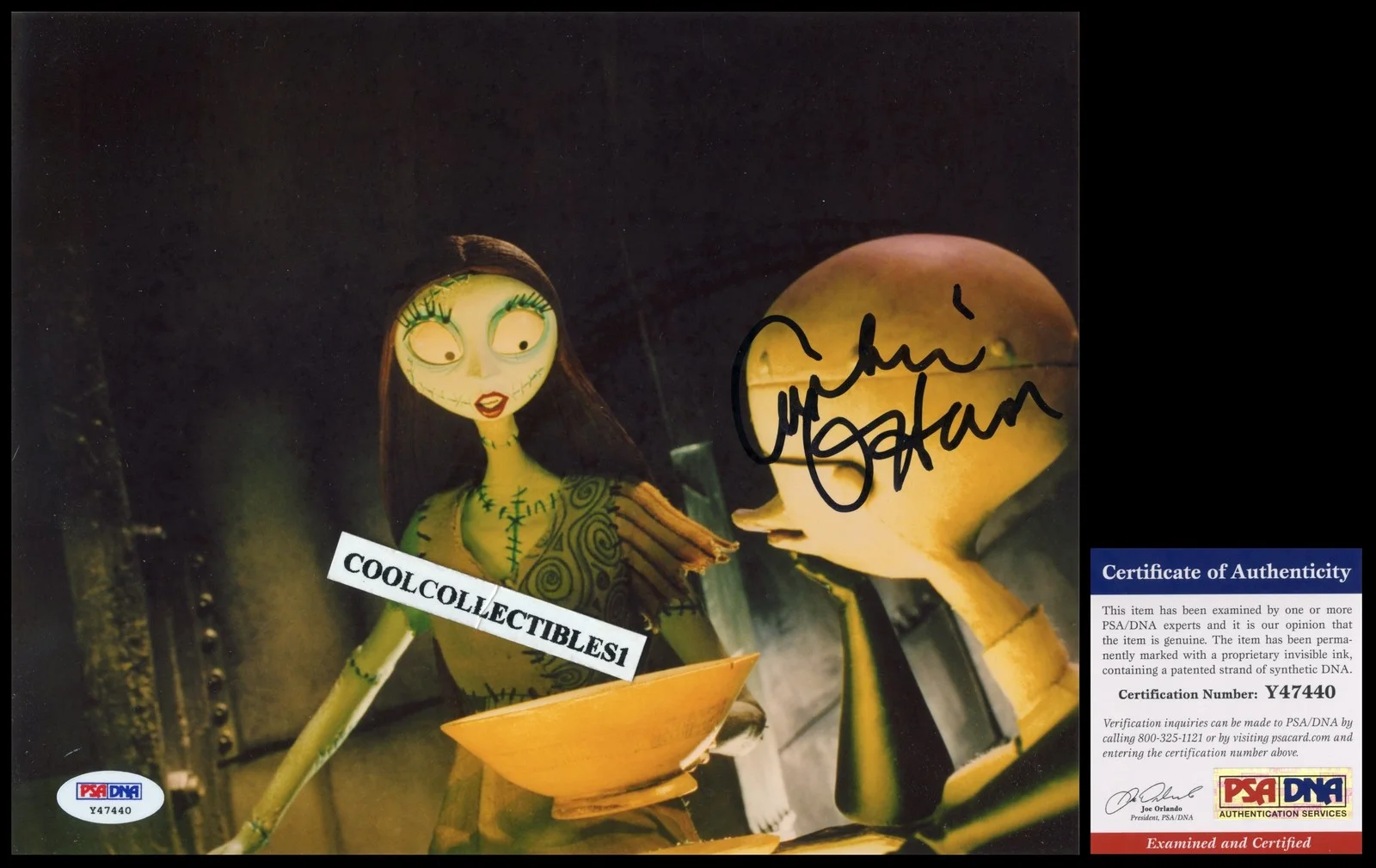 CATHERINE O'HARA — CATHERINE O'HARA "FRANKENWEENIE" IN PERSON SIGNED 8X10 COLOR PHOTO PSA/DNA COA, изображение 2