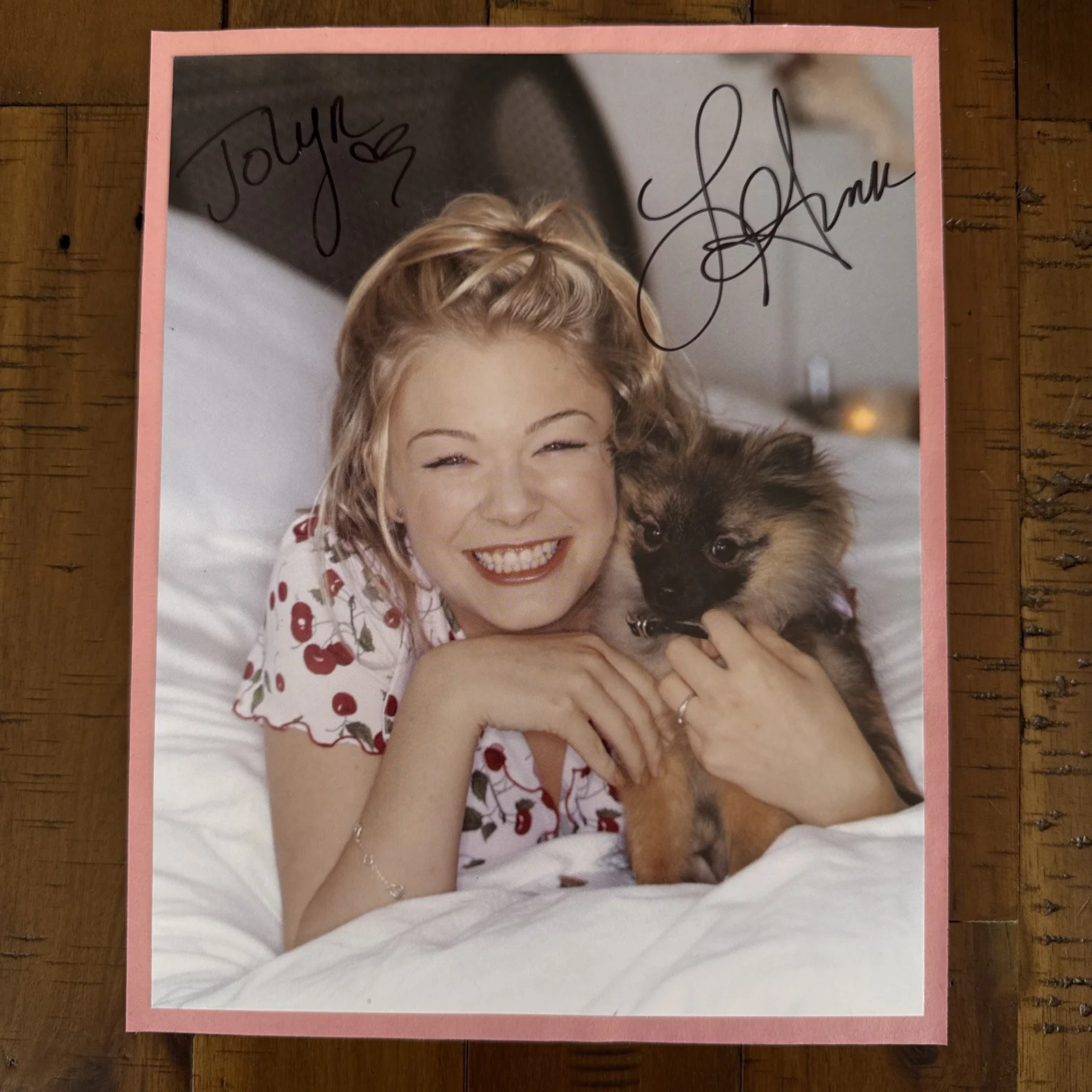 LEANN RIMES Autographed signed 8x10 Photo w/ticket photo FAN CLUB packet, изображение 2