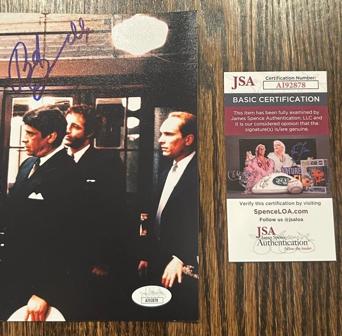 Robert Duvall — SIGNED ROBERT DUVALL COLOR 8x10 AUTOGRAPHED THE GODFATHER JSA COA, изображение 2