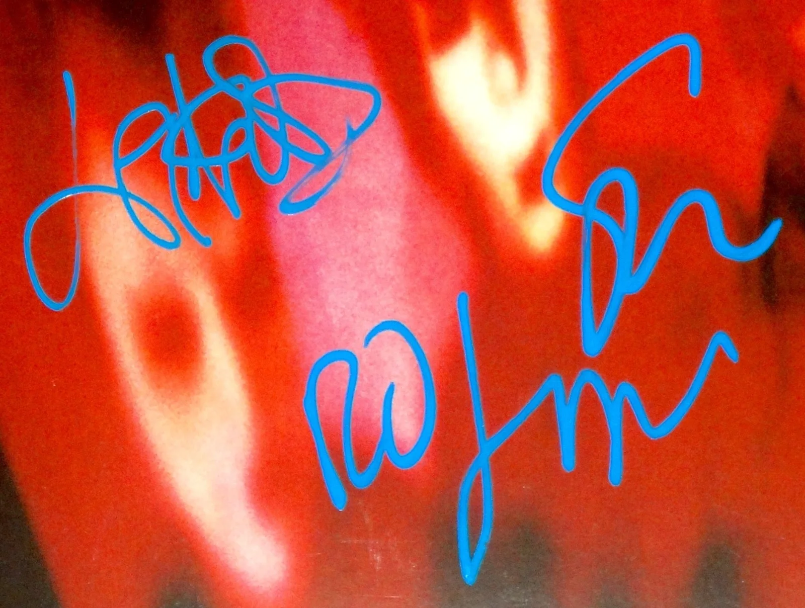 THE CURE HAND SIGNED AUTOGRAPHED PORNOGRAPHY ALBUM BY 3! RARE W/ EXACT PROOF+COA, изображение 2
