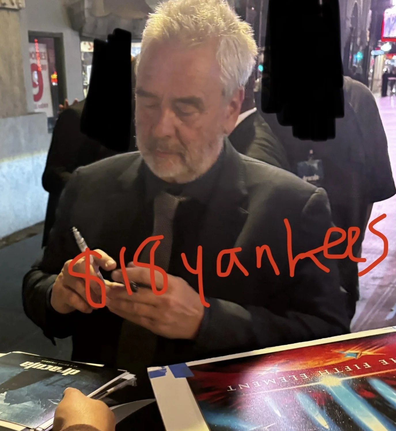 Director Luc Besson Signed 12x18 Photo Lucy With Proof, image 2