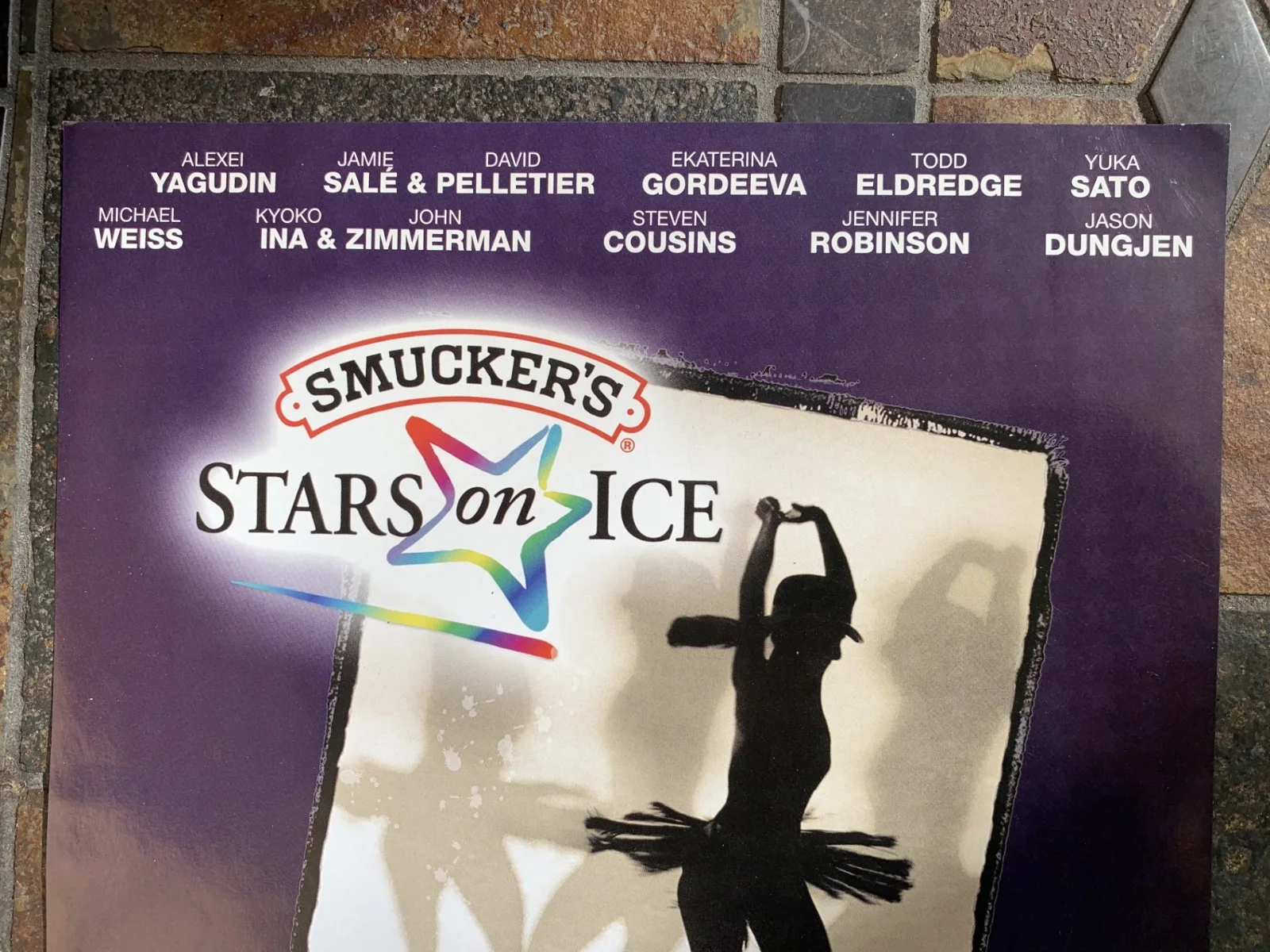 2007 Smucker’s Stars on Ice “Double Exposure” Cast Signed Poster – 12 Autographs, изображение 2