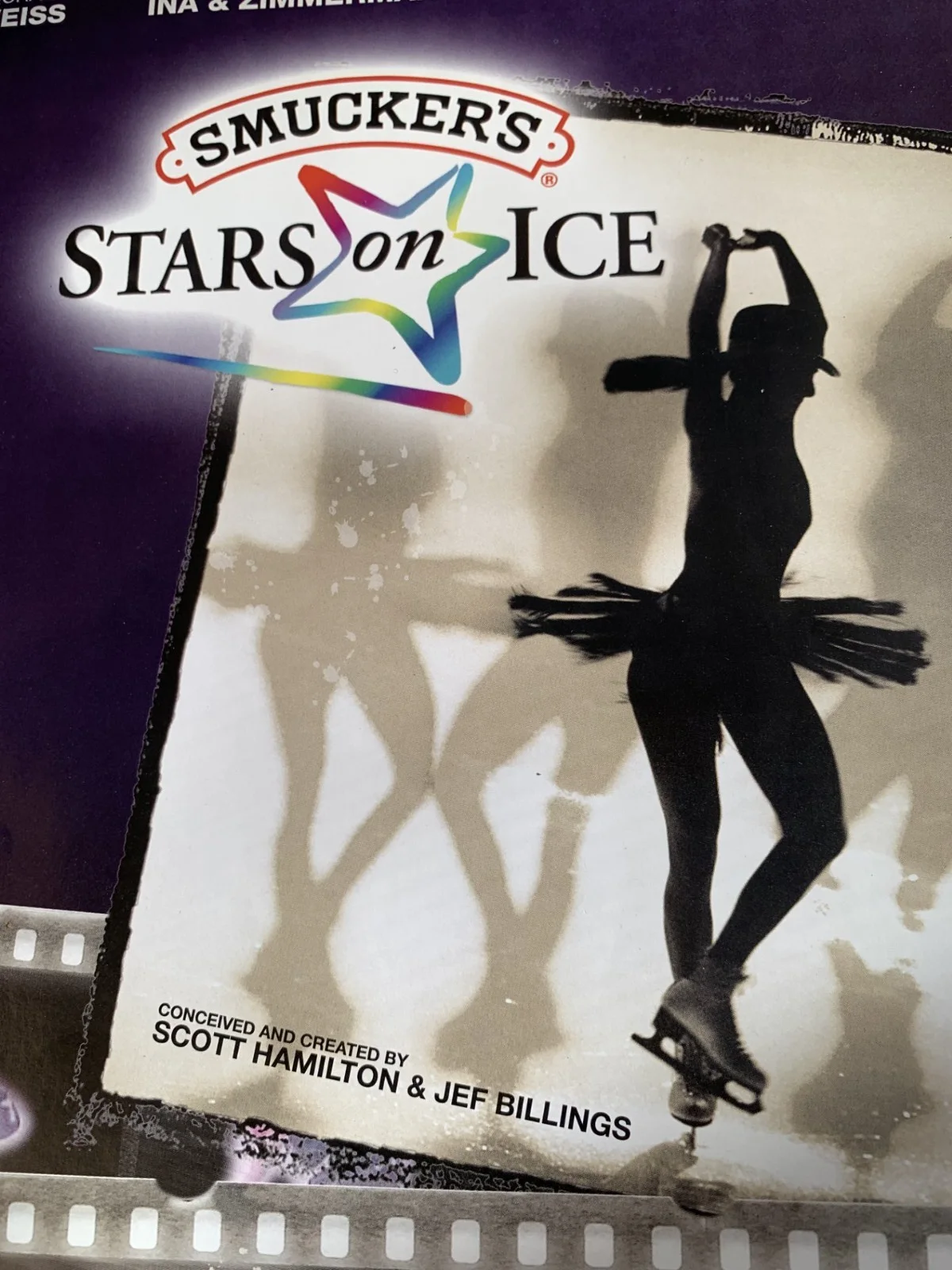 2007 Smucker’s Stars on Ice “Double Exposure” Cast Signed Poster – 12 Autographs, изображение 3