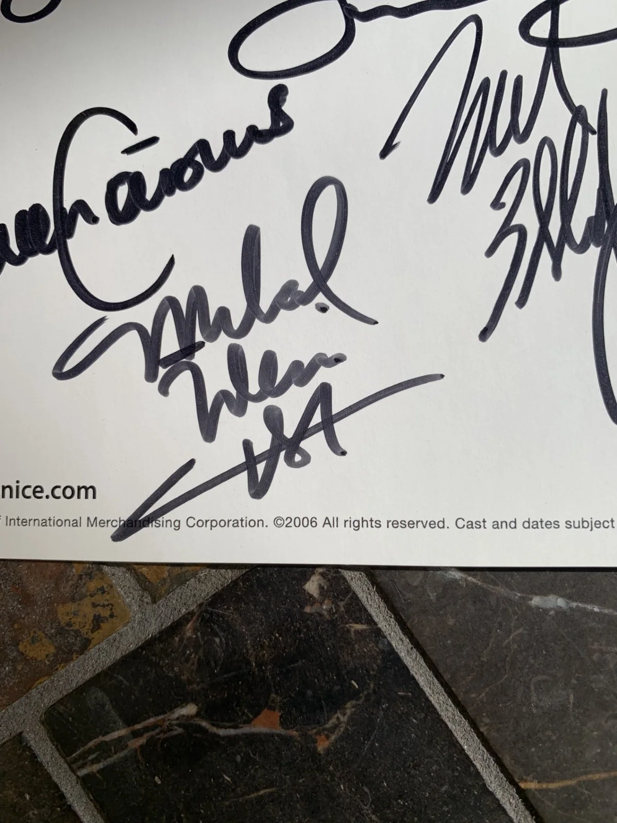 2007 Smucker’s Stars on Ice “Double Exposure” Cast Signed Poster – 12 Autographs, изображение 4