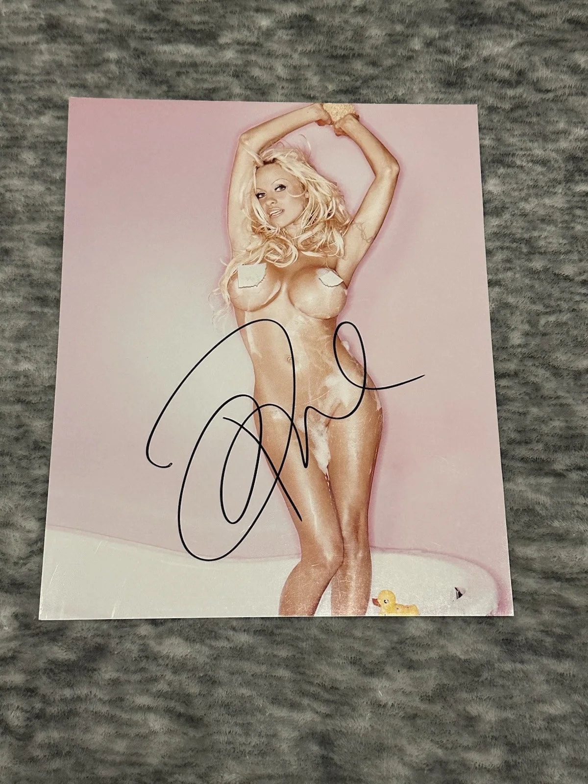 Pamela Anderson signed sexy 8x10 Naked Gun Playboy Barb Wire Baywatch sexy, изображение 3