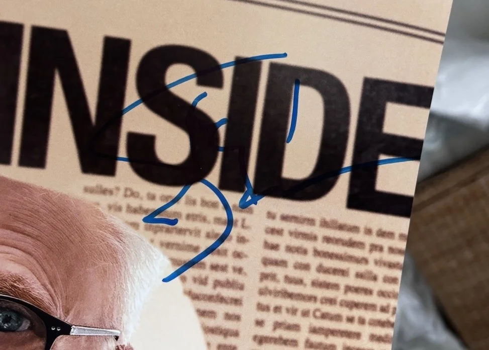 Ted Danson Signed 12x18 Photo Man On The Inside, image 2
