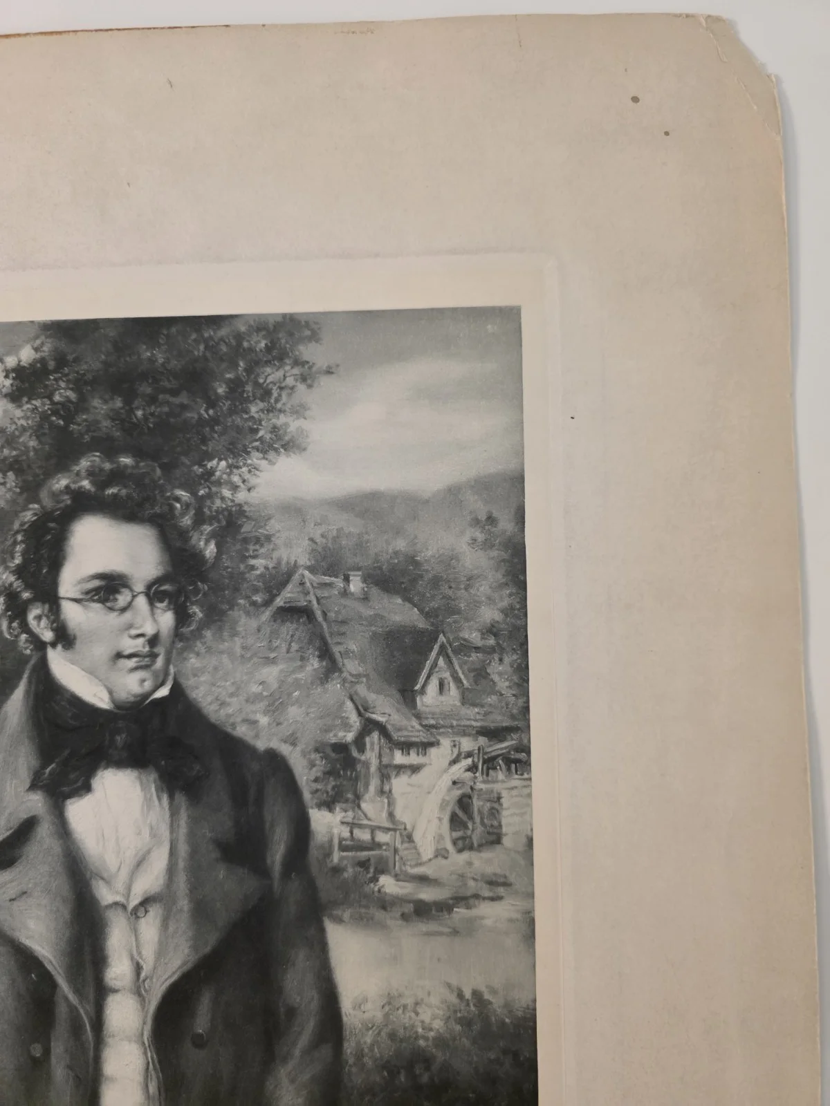 Franz SCHUBERT (Composer) Photogravure by Dietze 19th C Art Print Engraving, изображение 5