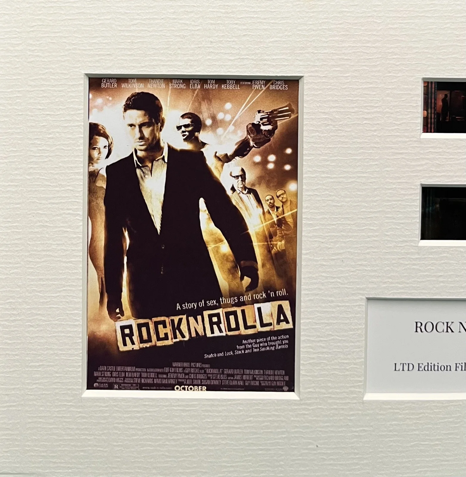 ROCK N ROLLA. 35mm Film Cell Mounted Display, image 2