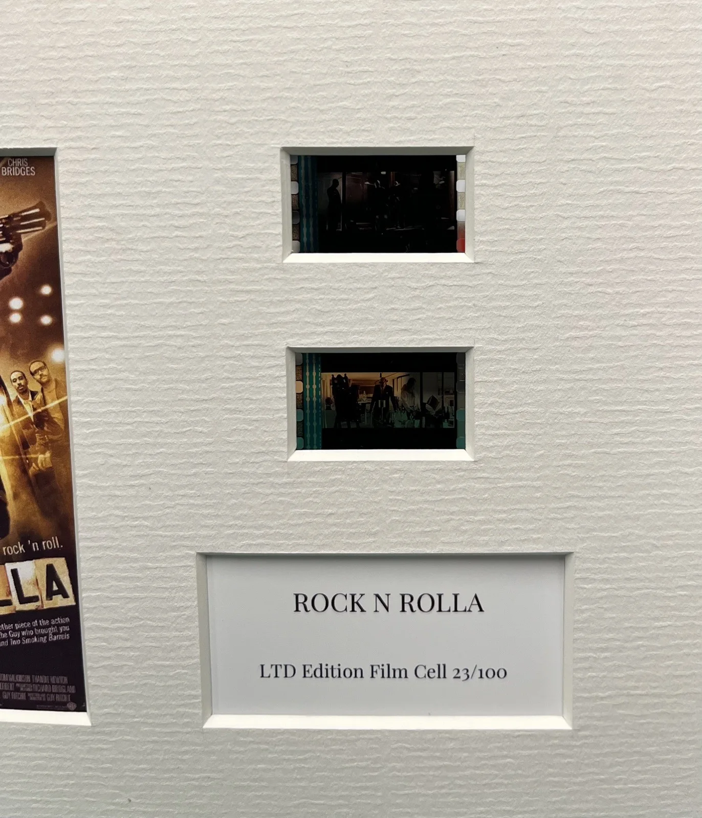 ROCK N ROLLA. 35mm Film Cell Mounted Display, image 3