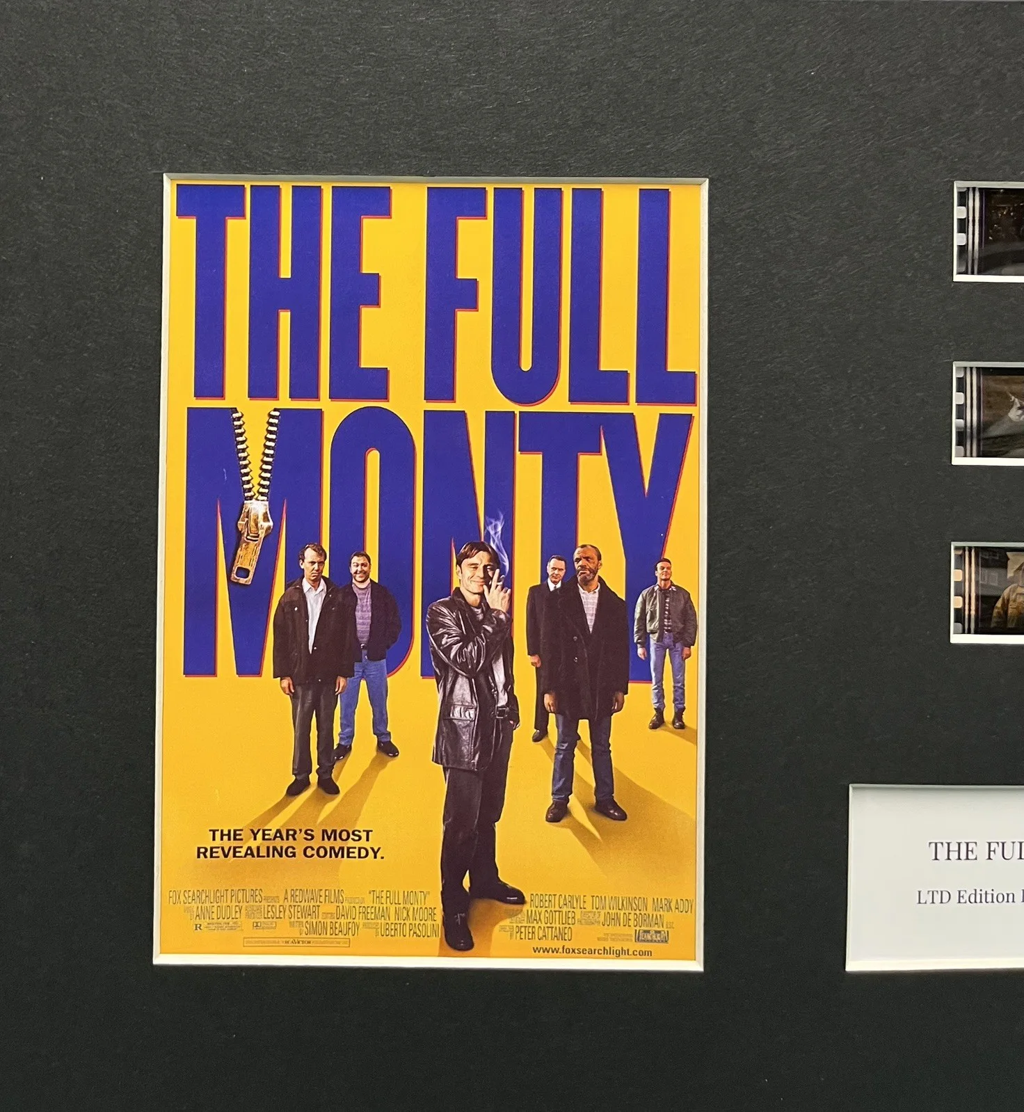 THE FULL MONTY. 35mm Film Cell Mounted Display, image 2