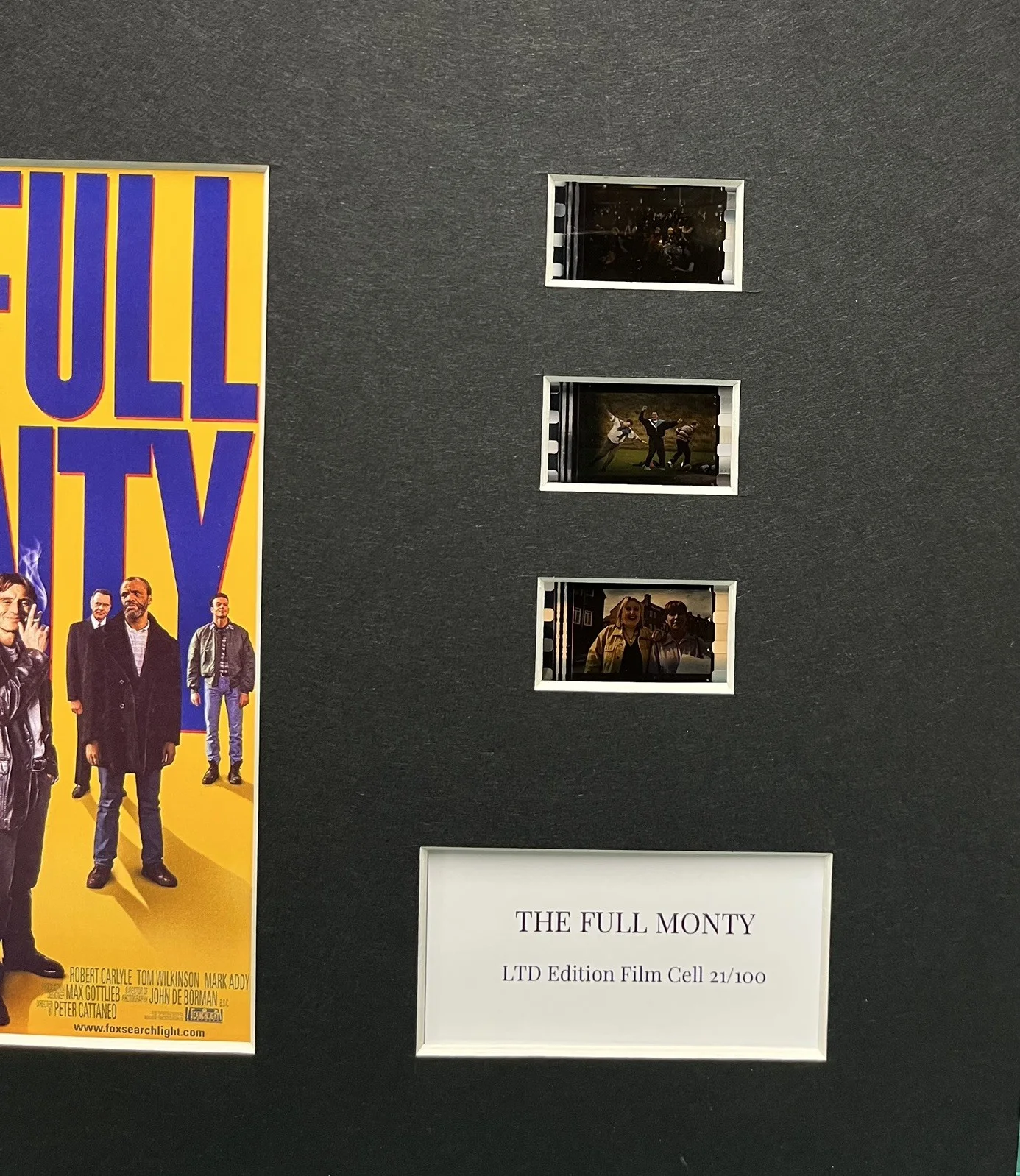 THE FULL MONTY. 35mm Film Cell Mounted Display, image 3