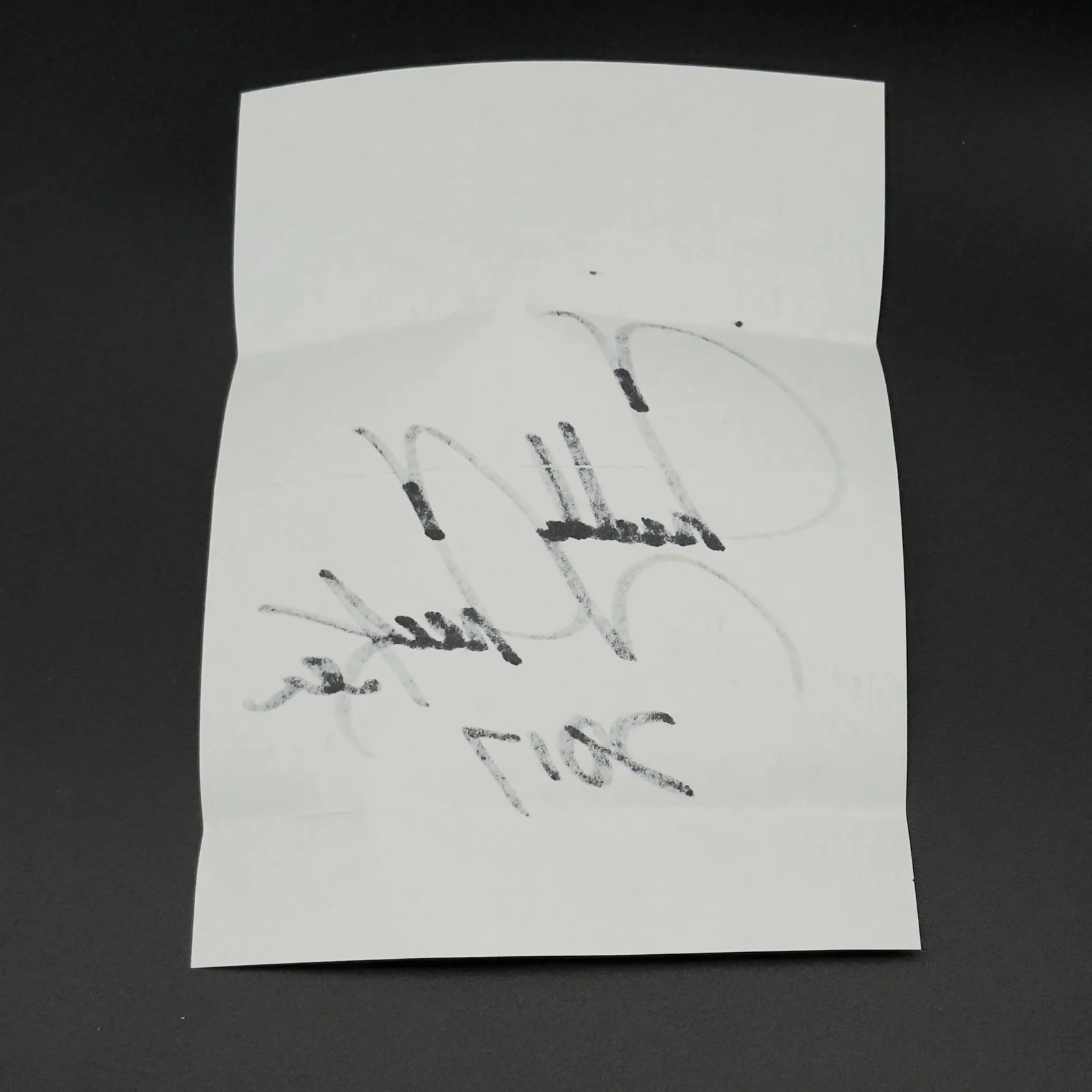 Chubby Checker Signed Note Paper — Authentic The Twist Music Legend Autograph!, image 2