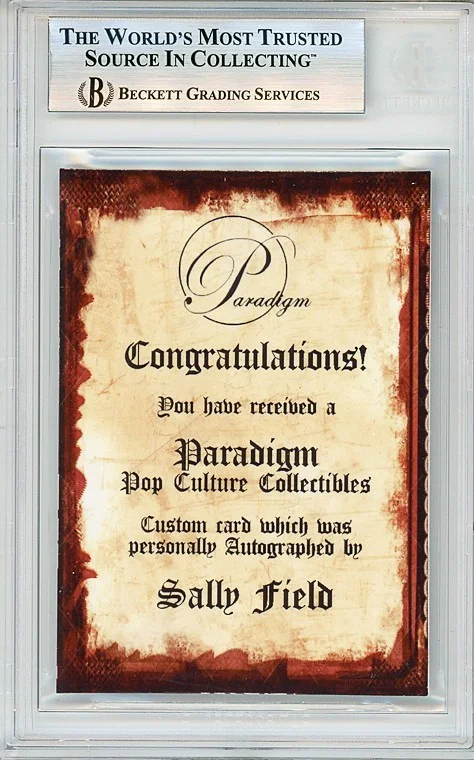 Sally Field — SALLY FIELD -LINCOLN- Beckett BAS Signed/Autograph/Auto Movie Trading Card, image 2