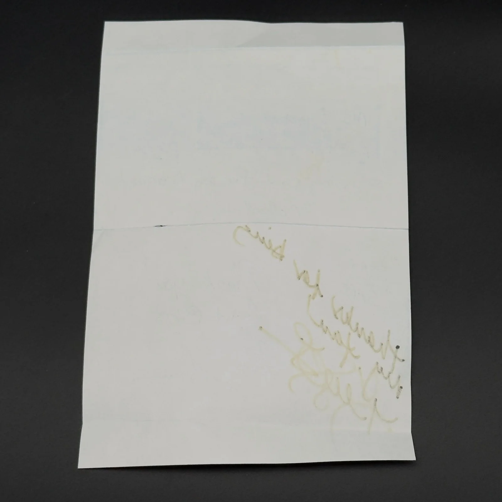 Kelly Lynch — Kelly Lynch Signed Note Paper - Road House- Authentic Autograph!, image 2