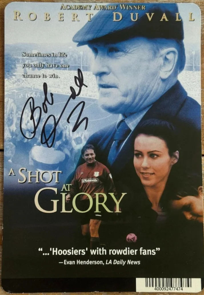 ROBERT DUVALL — ROBERT DUVALL SIGNED 8" x 5.5" DVD Backer Card 'A Shot at Glory', image 5