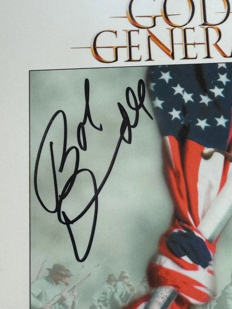ROBERT DUVALL — ROBERT DUVALL SIGNED 8" x 5.5" Plastic DVD Backer Card 'Gods and Generals', image 2
