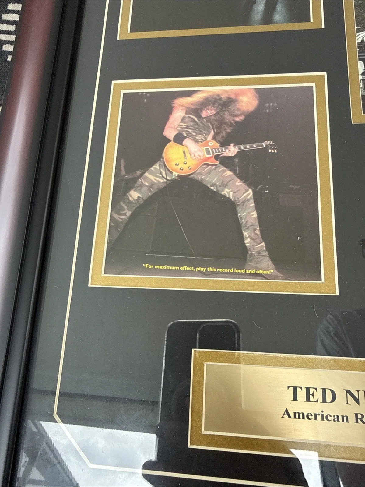 Ted Nugent Autographed Framed Display Signed 1993 Whackmaster Catalog 1994 Ticke, image 5