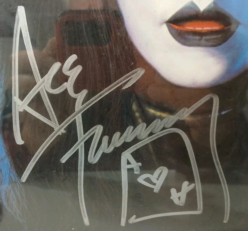 Ace Frehley 1978 KISS Solo Album Signed Autographed Framed Vinyl LP COA PSA, изображение 5