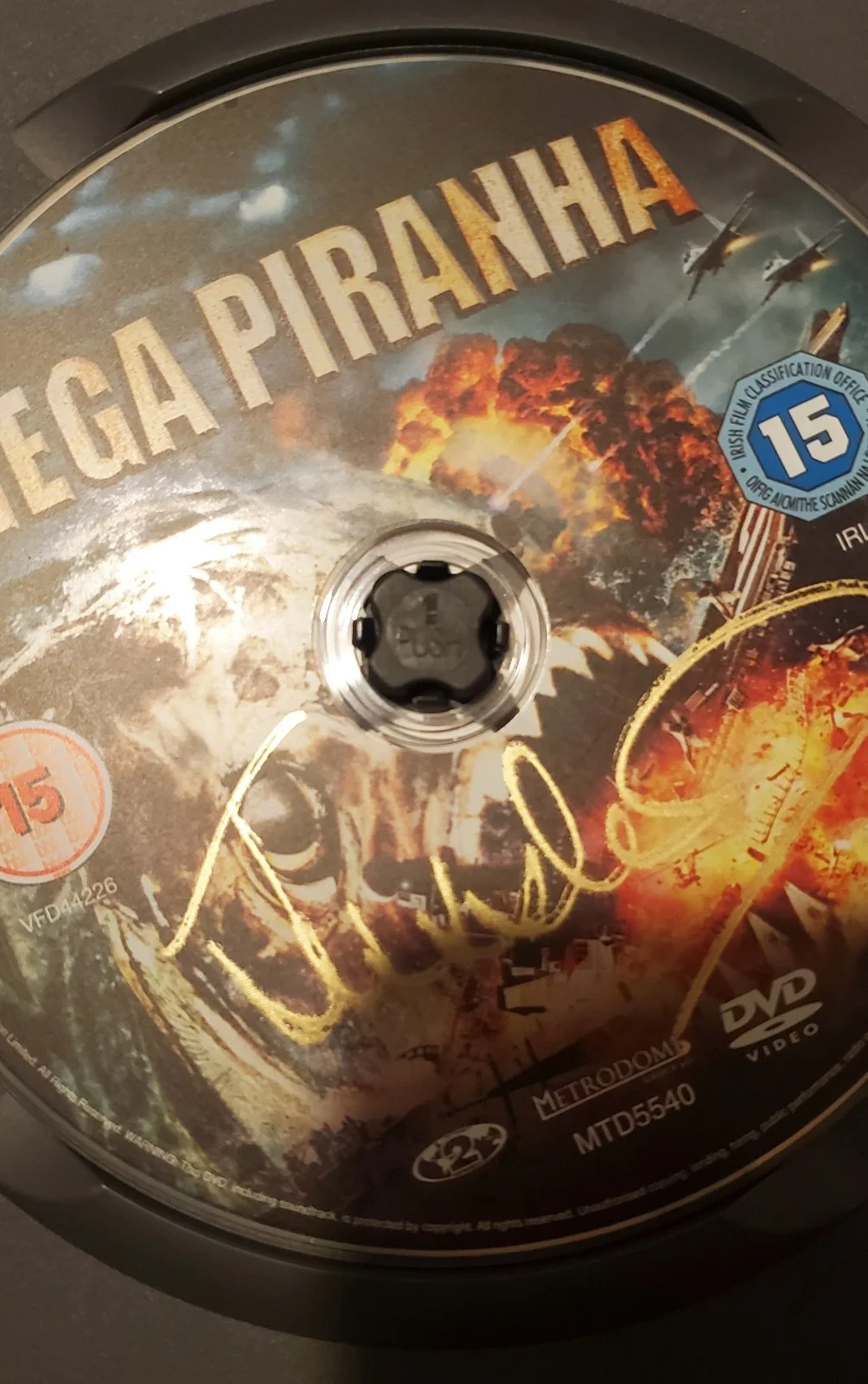 Mega Piranha Signed DVD SyFy Autographed Tiffany, image 3
