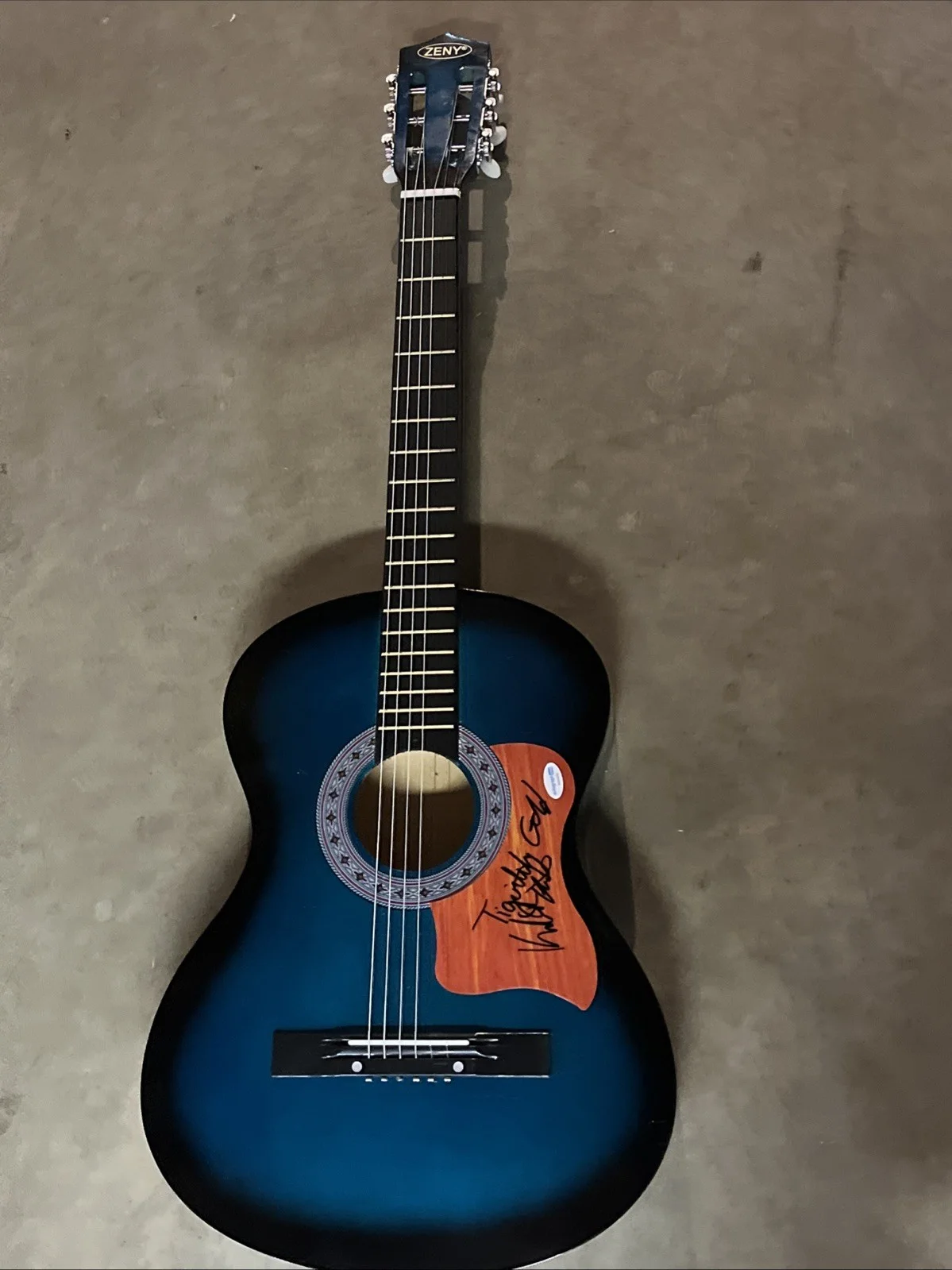COUNTRY MUSIC DUO TIGIRLILY GOLD SIGNED AUTO GUITAR ACOA COA KENDRA KRISTA, изображение 5
