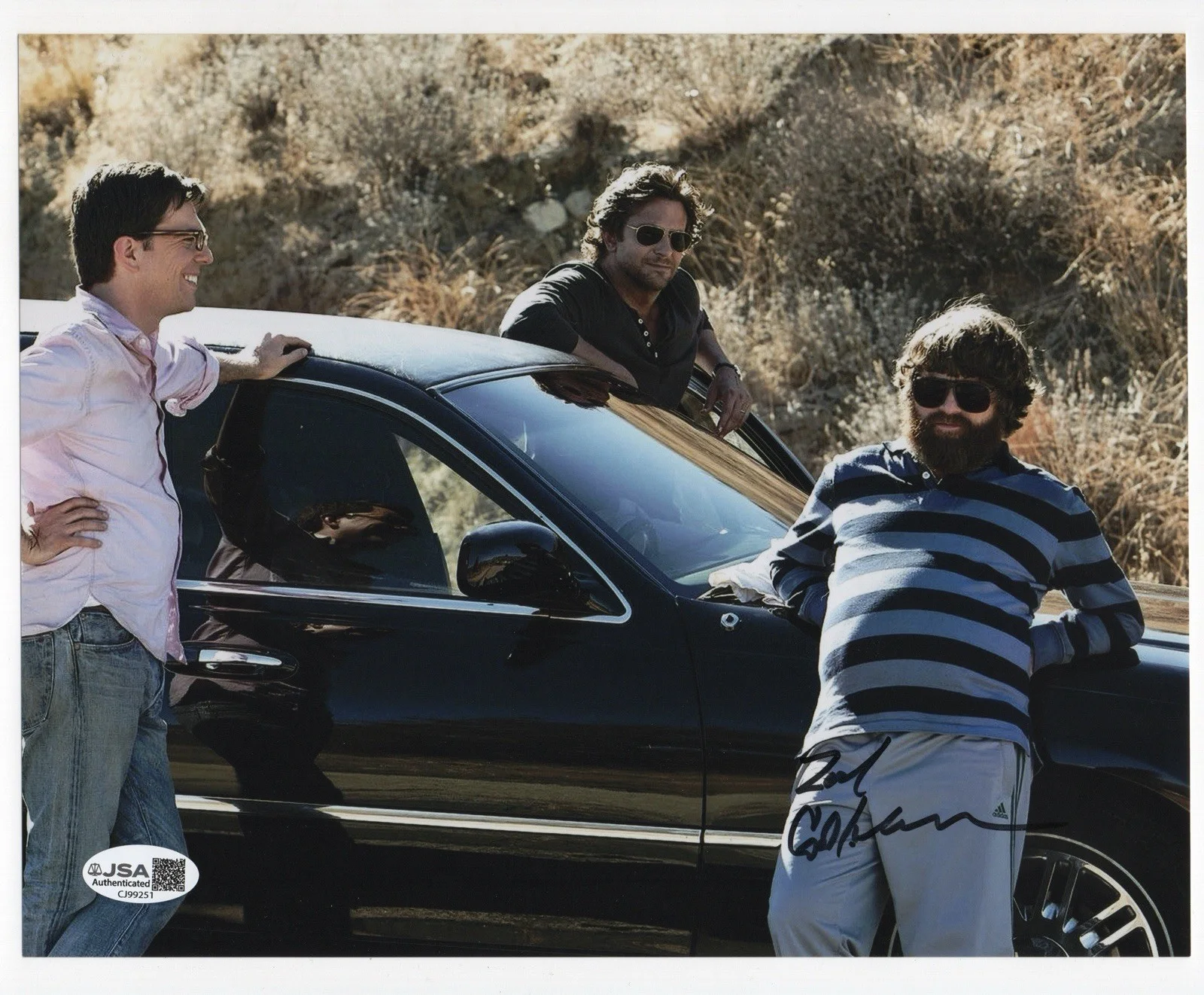 Zach Galifianakis — Zach Galifianakis autographed signed 8x10 photo JSA COA The Hangover Due Date