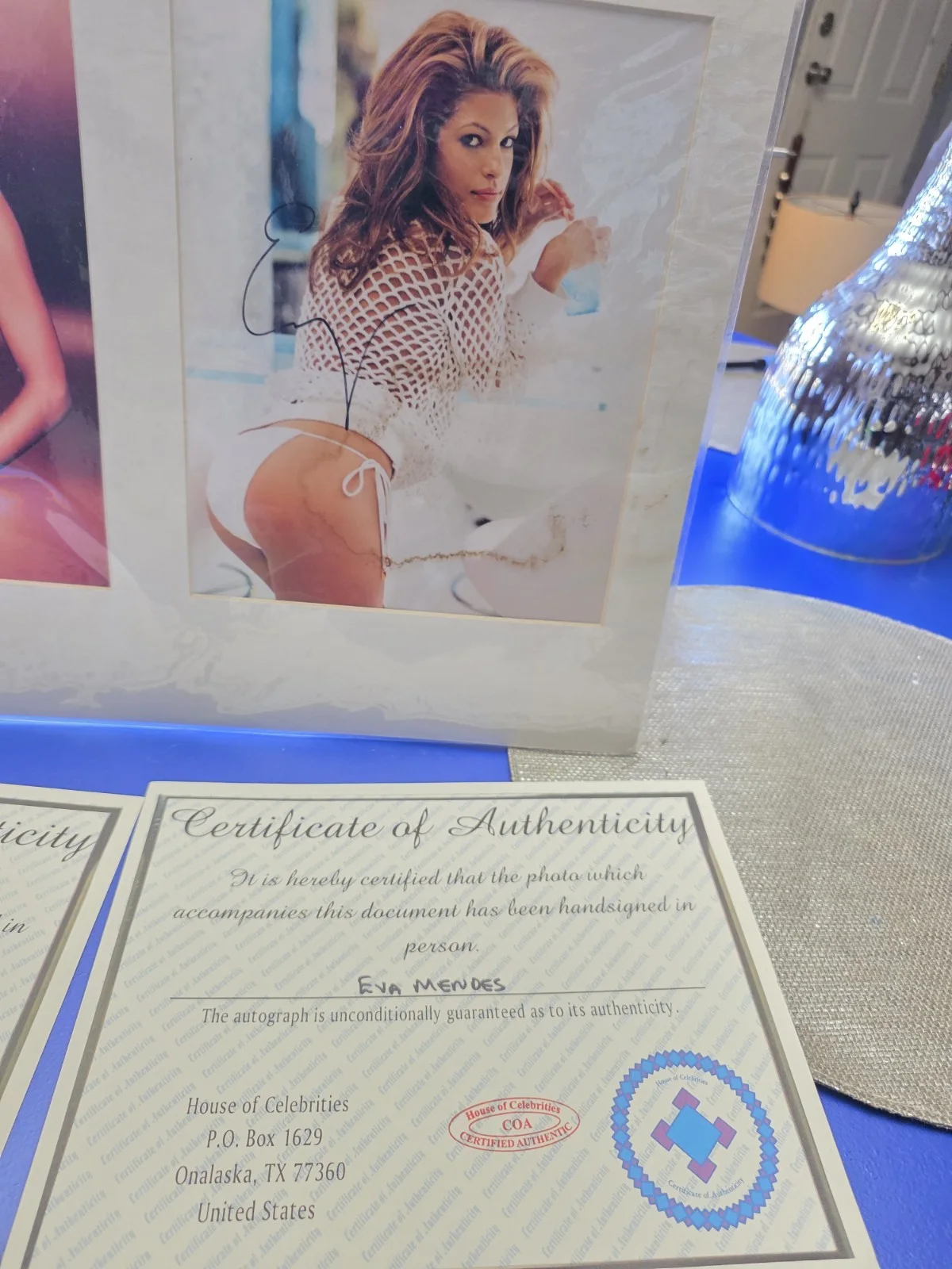 Eva Mendes signed 8x10 Photo autographed Picture with COA, image 3