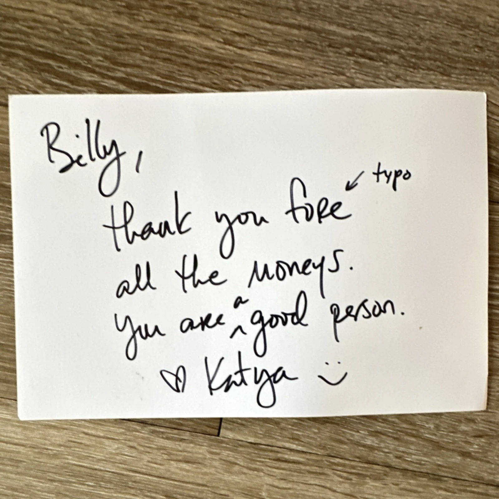 Katya — Autographed Katya Original Photograph with Handwritten Note, image 2