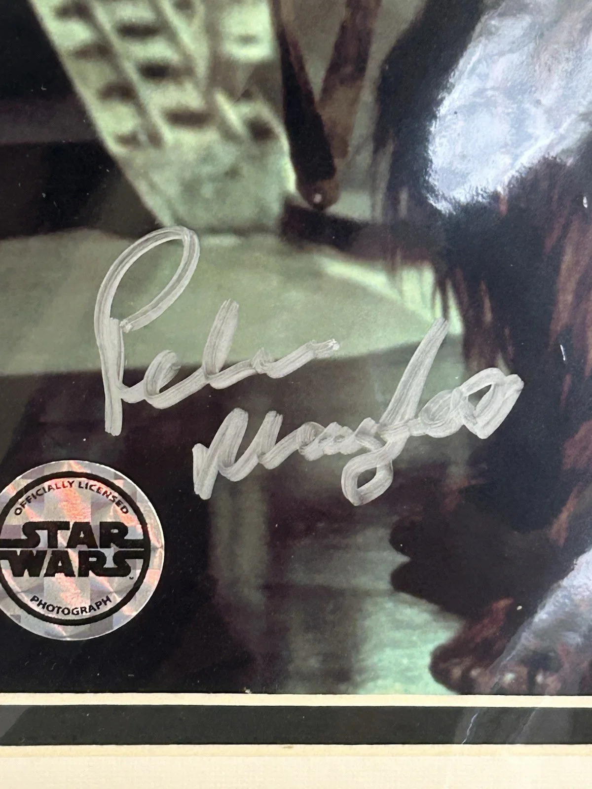 PETER MAYHEW AUTOGRAPHED SIGNED STAR WARS CHEWBACCA 8x10 Officially Lic. Photo, изображение 2