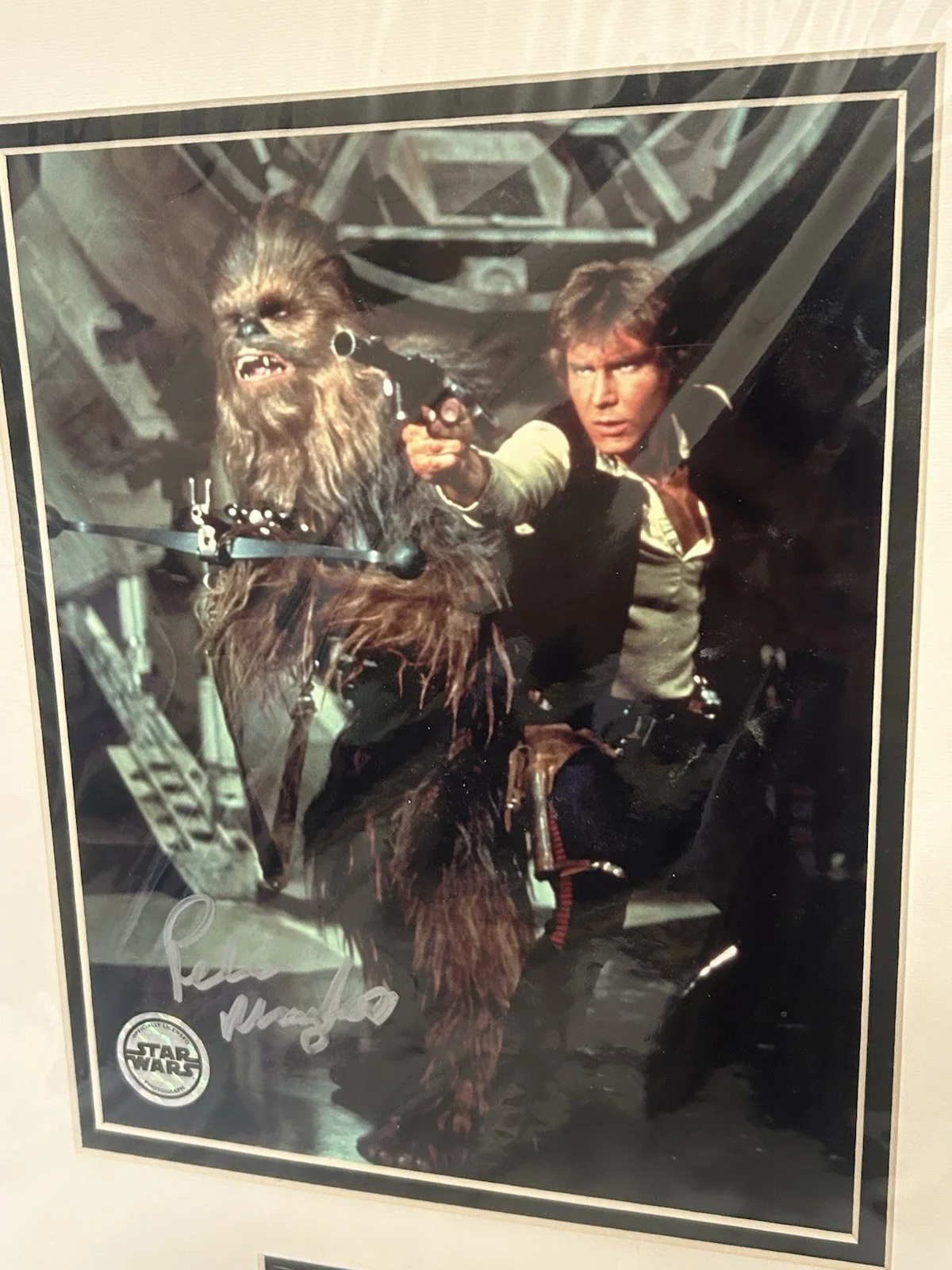 PETER MAYHEW AUTOGRAPHED SIGNED STAR WARS CHEWBACCA 8x10 Officially Lic. Photo, изображение 5
