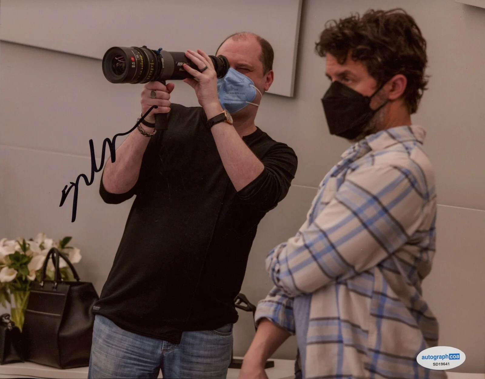 Mike Flanagan — Mike Flanagan signed 8x10 Photo EXACT PROOF e HAUNTING HILL HOUSE Director ACOA, image 4