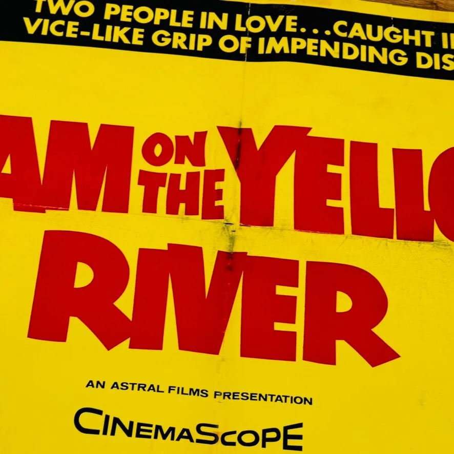 Dam on the Yellow River Vintage Original Movie Poster ANITA EKBERG 1970 28X40", изображение 3