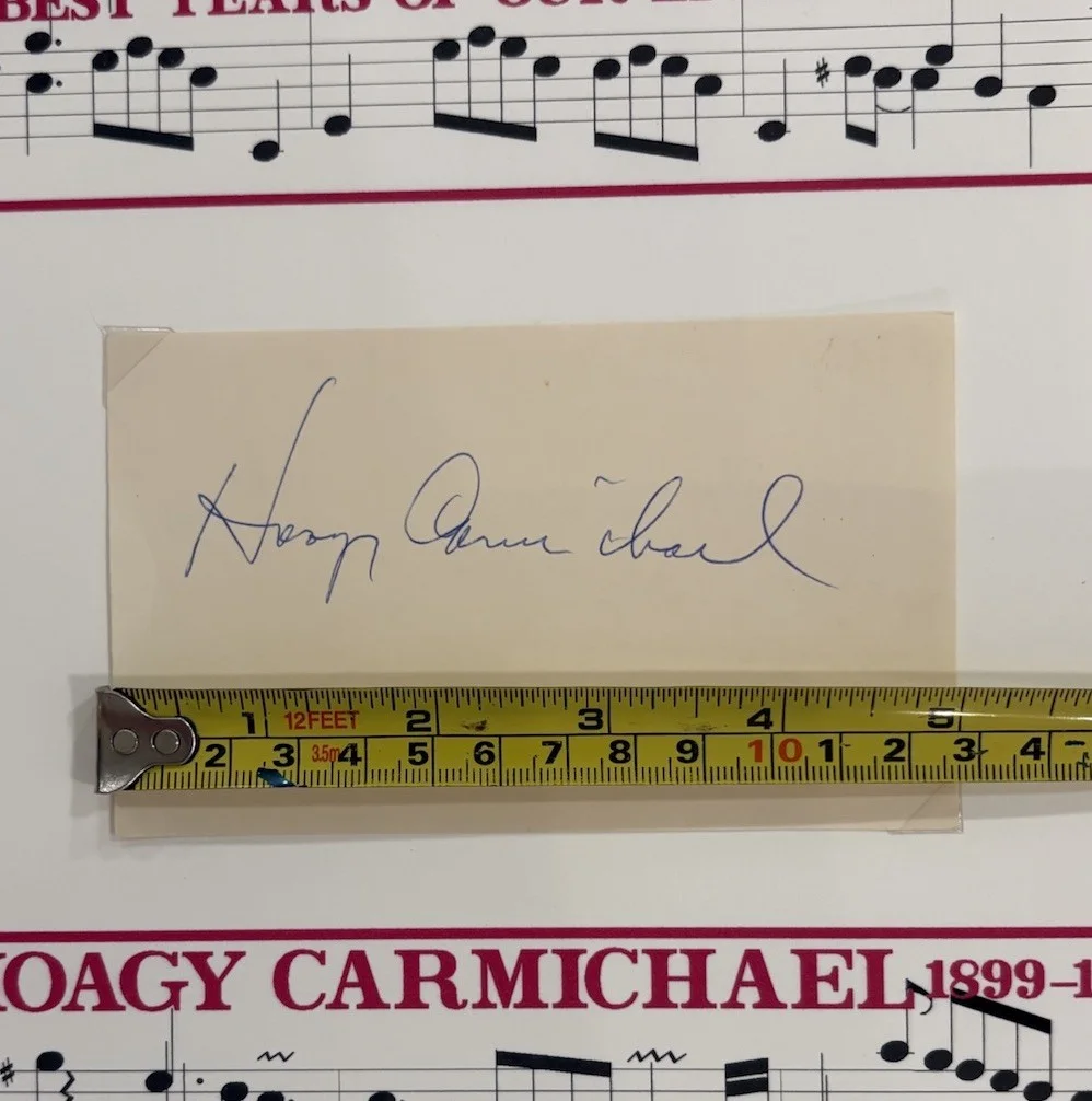 Hoagy Carmichael Signed Autograph Cut - Actor - Composer - Songwriter Stardust, image 3