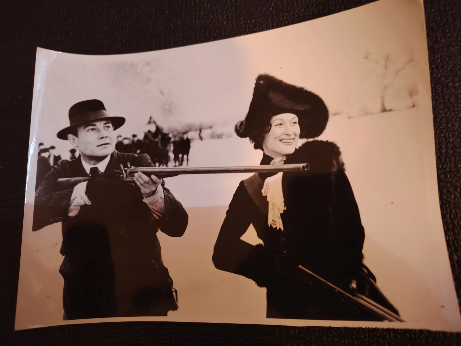 Original Out of Africa 1985 Press Photo Meryl Streep Klaus Maria Brandauer Still, изображение 3
