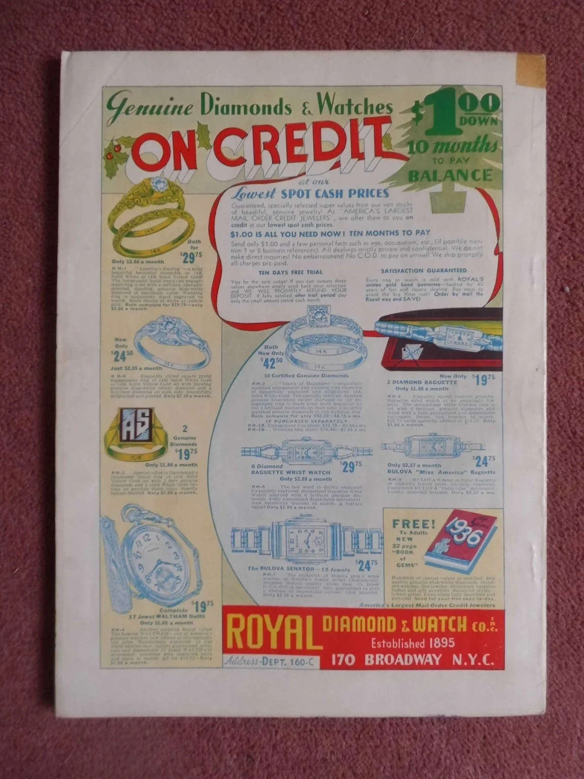 GAY BOOK MAGAZINE (1936) US mag FINE MINUS CONDITION (5.5), изображение 2