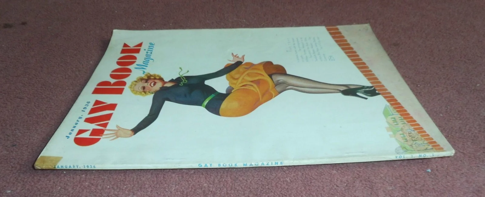 GAY BOOK MAGAZINE (1936) US mag FINE MINUS CONDITION (5.5), изображение 3
