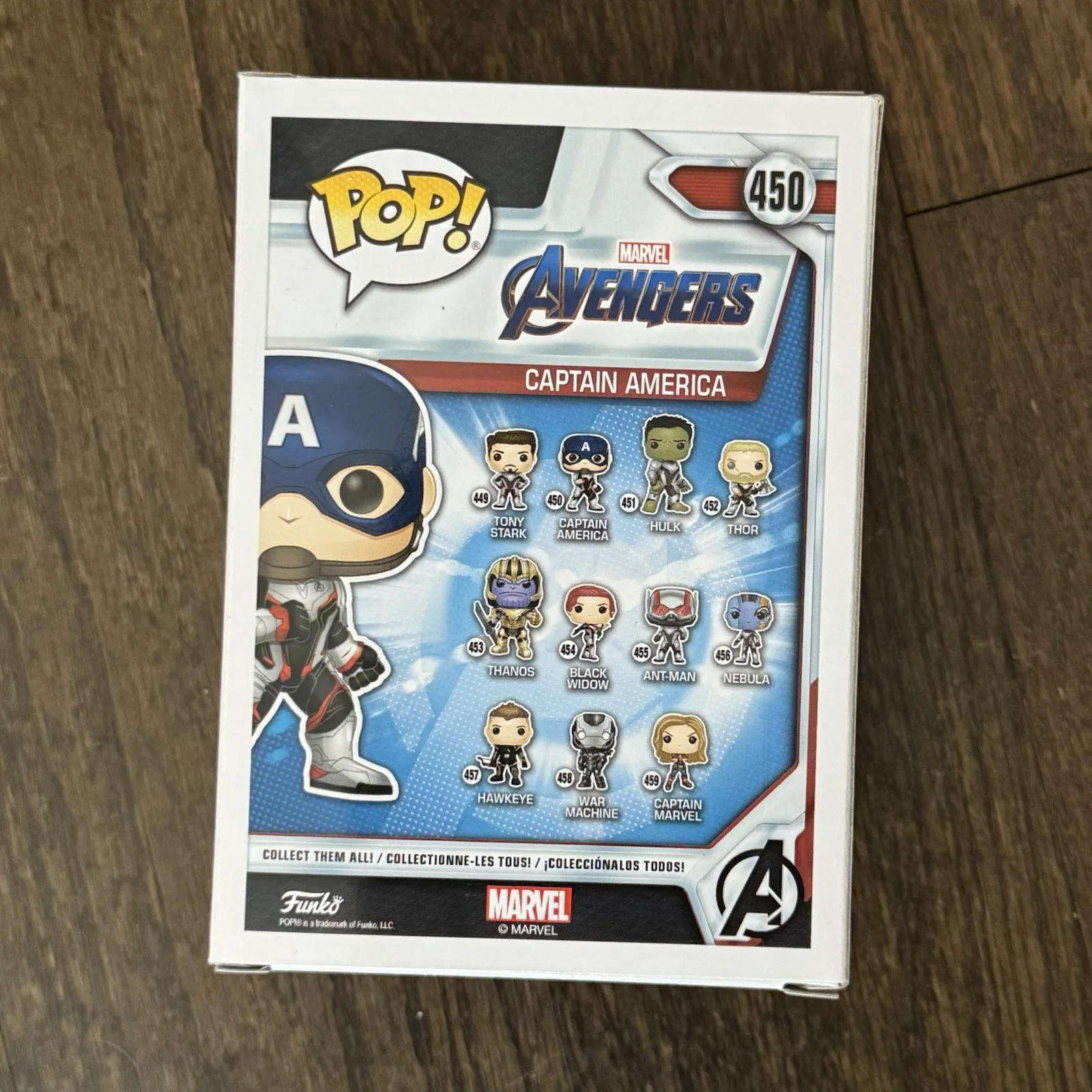 chris evans — Chris Evan’s Captain America Signed Funko Pop #450 Character Name Cap - SWAU COA, изображение 4