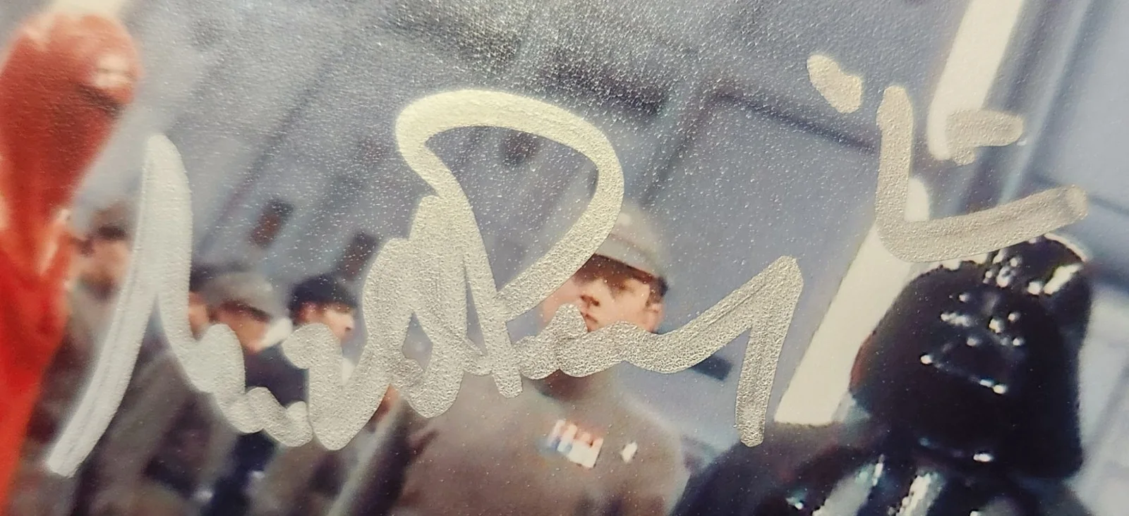 Dave Prowse — RARE DUAL SIGNED Star Wars Jerjerrod & Vader Death Star II 8x10 Photo Autograph, изображение 3