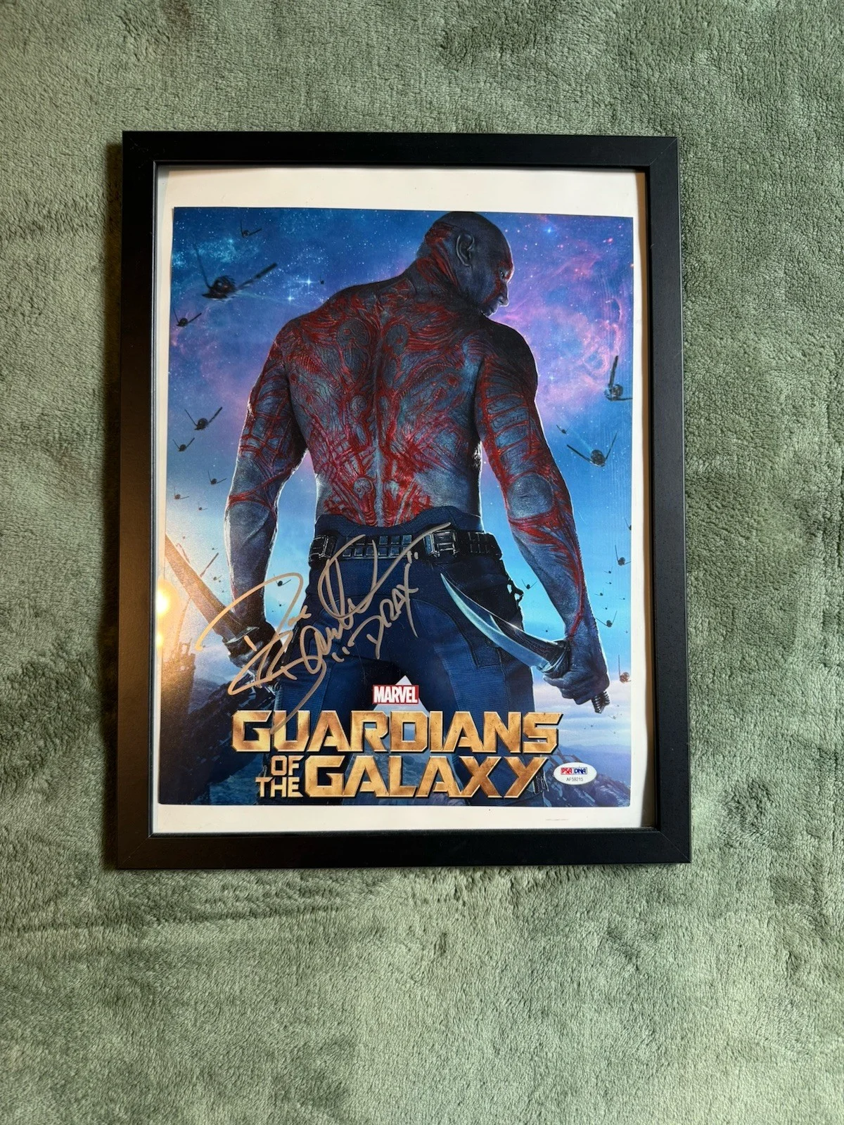 Dave Bautista — Drax The Destroyer Photo Signed by Dave Bautista BAS Beckett Authenticated