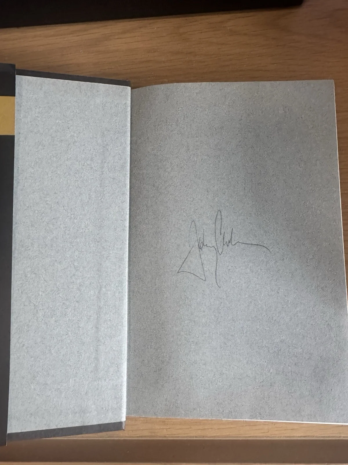 Johnny Cash Autobiography Hardcover Signed with Rockaway Records Authentication, image 4