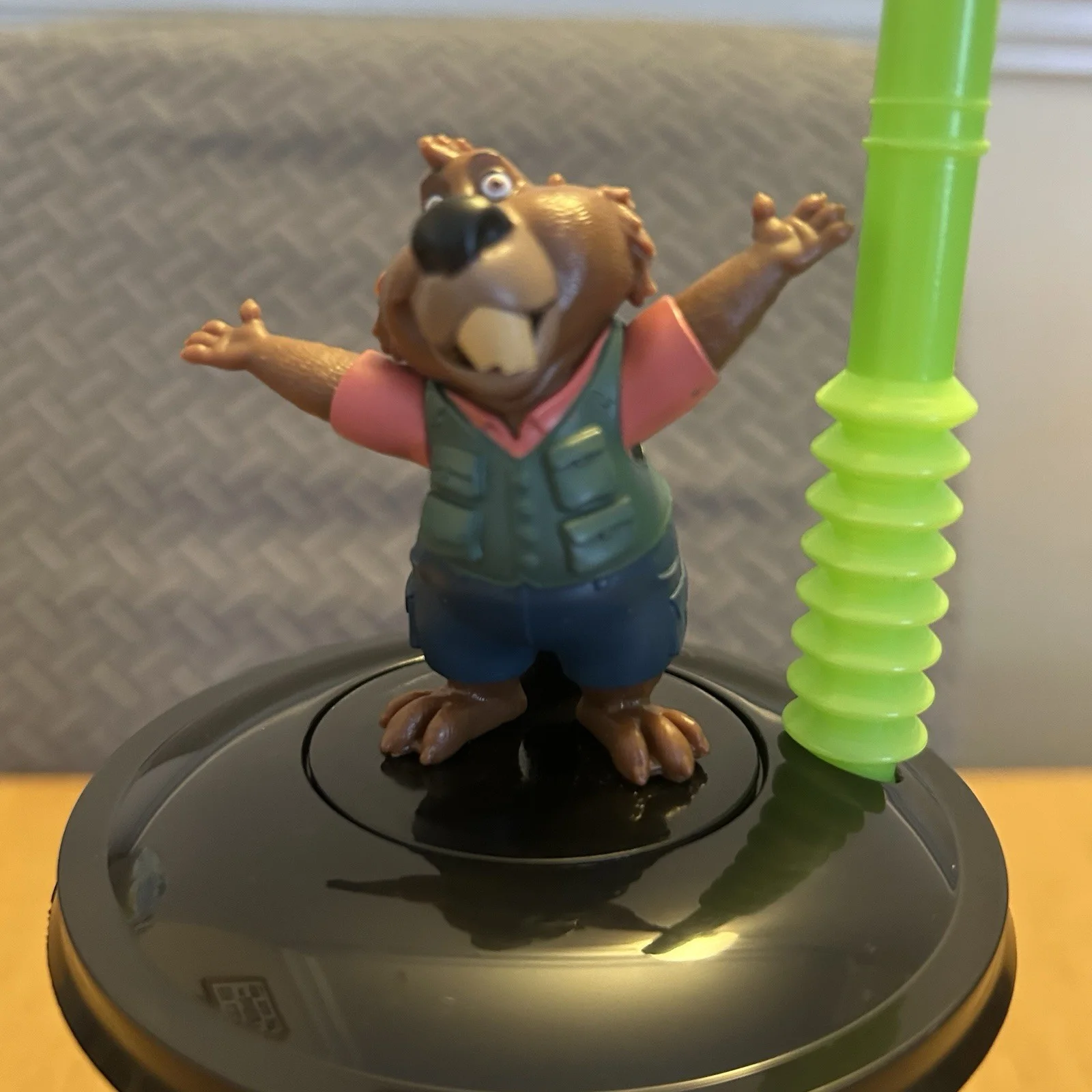 Zootropolis 2 Cup Cineworld Merchandise New & Unused Nibbles Mapplestick Topper, image 3