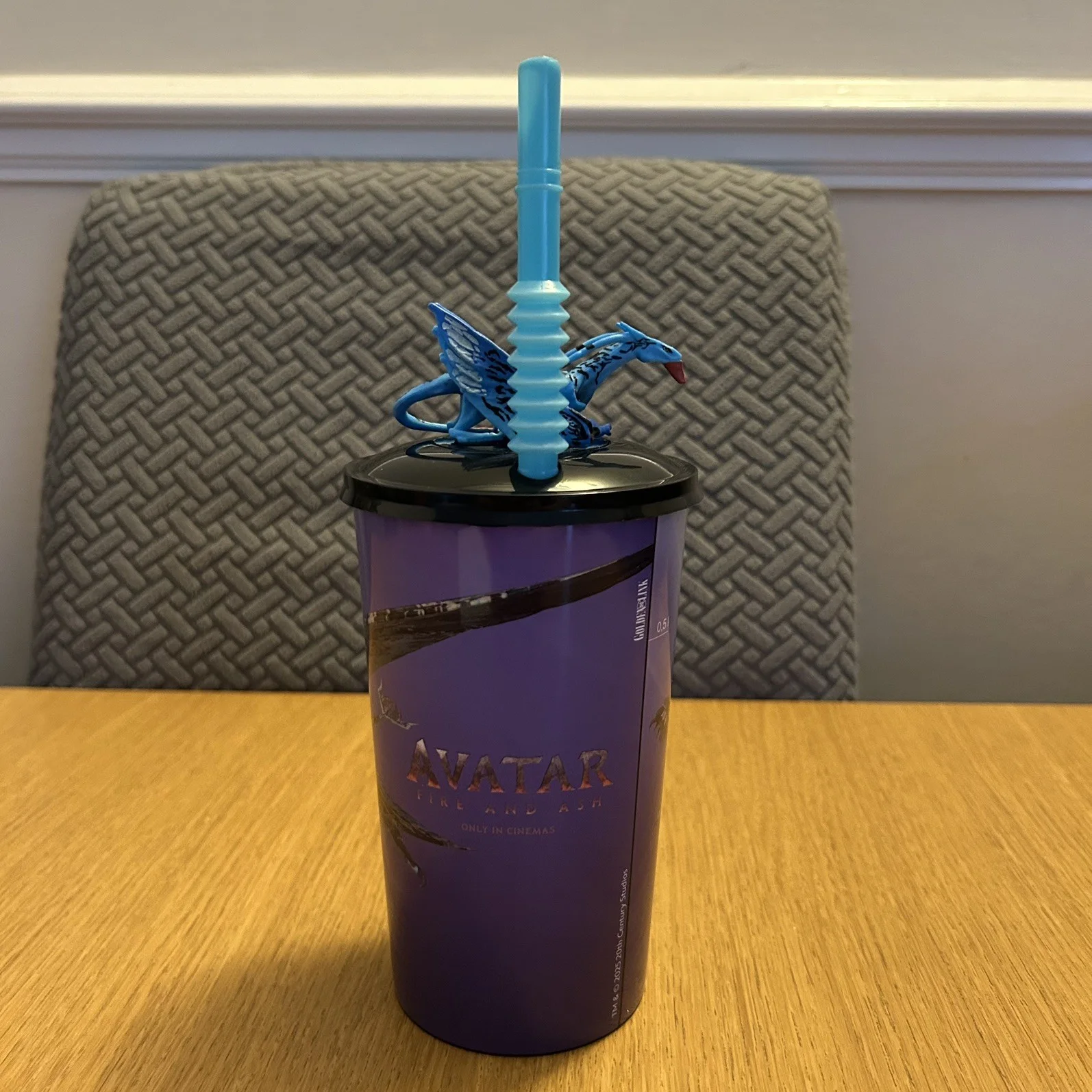 Avatar Fire & Ice Cup Cineworld Merchandise New & Unused Banshee Topper, image 5