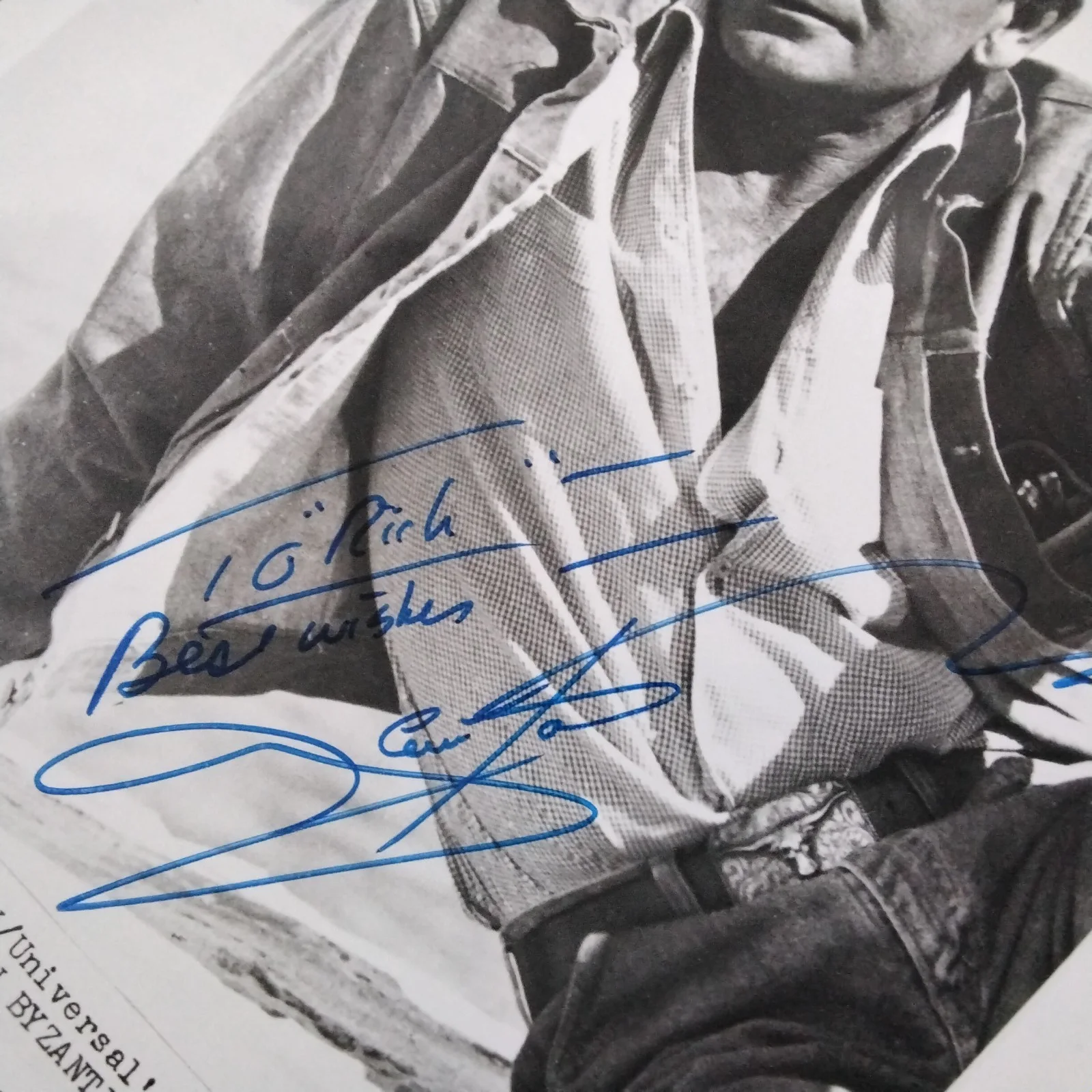 Glenn Ford SIGNED Photo Movie Actor Gilda Superman Blackboard Jungle Westerns, изображение 4