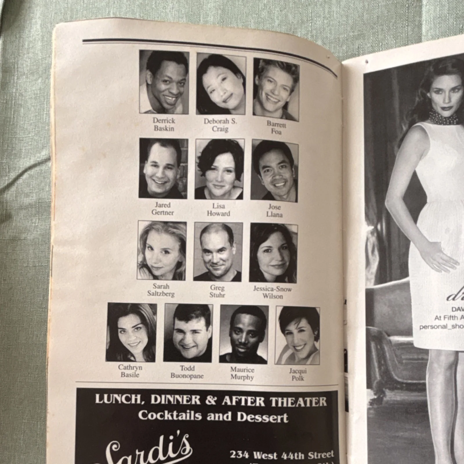 Derrick Baskin, Deborah S. Craig, Barrett Foa, Jared Gertner, Lisa — Signed Playbill The 25th Annual Putnam County Spelling Bee Derrick Baskin Craig, изображение 3